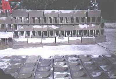 Prefab cement blocks